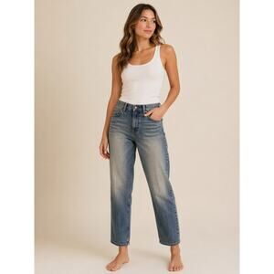 LR1111 Levis 512 Slim Taper Jeans Mens 33x30 Medium Wash Denim Pants